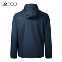 G2000【可机洗】G2000男装FW24商场新款舒适柔软收口袖连帽夹克外套 连帽-