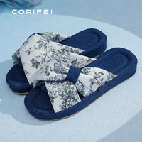 家丽芙 CORIFEI 2025新款棉拖鞋女士春秋季室内家居防滑保暖厚底拖鞋夏四季