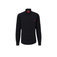 Hugo Boss/雨果博斯 男士休闲logo纯色长袖衬衫 50479302