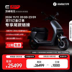 九号 E300P MK2 智能电动摩托车 JH10000DT-A