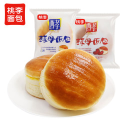 桃李 酵母面包牛奶蛋羹味/红豆馅  6袋