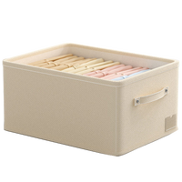 佳帮手布艺收纳箱家用抽屉衣柜衣物分隔储物整理箱 小号单只装