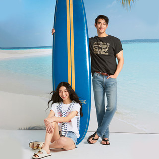 Levi's李维斯25年春季男士双马印花潮流休闲针织短袖T恤