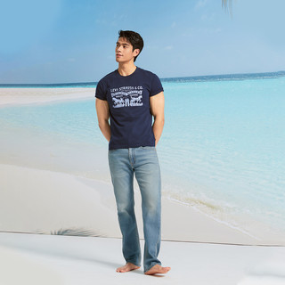 Levi's李维斯25年春季男士双马印花潮流休闲针织短袖T恤
