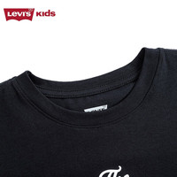 Levi's李维斯童装男童短袖T恤夏季儿童休闲短T上衣 黑美人 150 /72 【身高140-152cm】