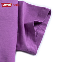 Levi's 李维斯童装男女童短袖T恤纯棉夏季501系列儿童上衣短t 兰花紫 160 /80 【身高158-170cm】