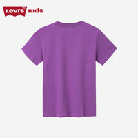 Levi's 李维斯童装男女童短袖T恤纯棉夏季501系列儿童上衣短t 兰花紫 160 /76 【身高152-158cm】