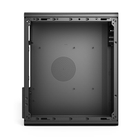 硕一麻雀V200 台式机电脑matx迷你机箱itx白色非侧透mini小尺寸手提主机箱壳家用商务办公桌面搭配风冷 V281 黑【带提手】