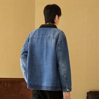 gxgjeans【内里夹棉】冬季翻领牛仔夹克男式夹克外套男青少年
