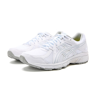 ASICS亚瑟士男鞋2025春季Jog 100T运动鞋透气休闲鞋跑步鞋 【男鞋】1021A504-100 43.5 内长27.5cm