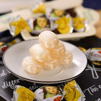 爱莲巧俄罗斯糖果芝麻花生巧克力酥糖大头娃娃年货喜糖零食品 爱莲巧牌牛奶夹心硬糖500g*3袋