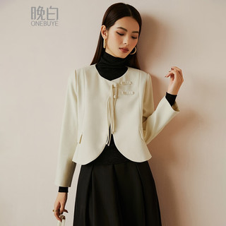 晚白新中式国风短外套女【断码直降】春款洋气通勤百搭显瘦小个子穿搭