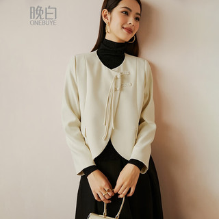 晚白新中式国风短外套女【断码直降】春款洋气通勤百搭显瘦小个子穿搭