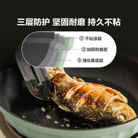 北鼎(Buydeem)平底锅 不粘锅 煎锅牛排烤肉煎饼煎鸡蛋 电磁炉燃气卡式炉炒菜锅 【小鹅黄】28cm不粘平底煎锅 【小鹅黄】不粘平底煎锅 28cm