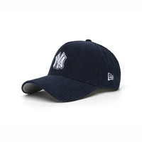 【质感刺绣藏青显白】纽亦华MLB春夏灯芯绒棒球帽男女同款NY