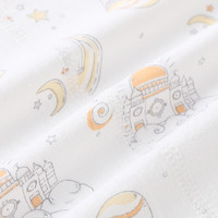 婧麒（JOYNCLEON）新生婴儿衣服初生宝宝连体衣春秋夏季纯棉空调服长袖睡衣春夏装 吉祥福鹿 80cm