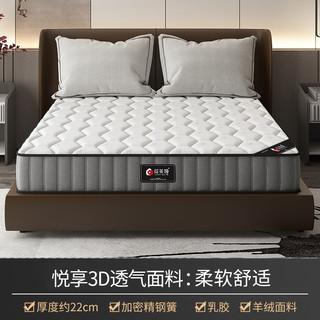  ZHANMEIYA/绽美娅 3E棕（偏硬） 床垫  22经典3D面料3E棕（偏硬） 20-25cm（含） 软硬适中 150*200cm