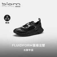PLUS会员：ecco BIOM2.2运动鞋男鞋 透气轻便休闲跑步鞋 健步830884 黑色83088451052