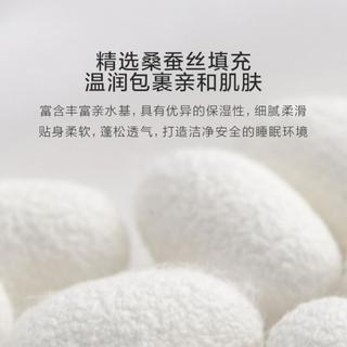 罗莱生活 LUOLAI 【罗莱芯好睡眠】全棉蚕丝枕五星酒店睡感枕头枕芯颈椎成人单只