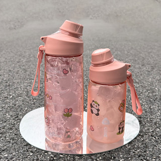 cille 希乐 大容量tritan材质水壶耐高温店食品级460ML多色可选 送帕恰狗贴纸