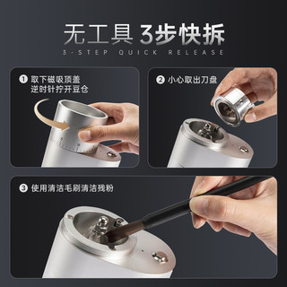 KIHAL/起好MD03磨豆机咖啡豆研磨粉机器电动家用意式小型锥刀手冲