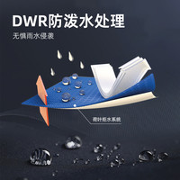 RAB睿坡男士Windgather户外运动防风防泼水外套连帽软壳衣 QWS-84 灰绿/石英白-SPL M