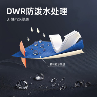 RAB睿坡男士Windgather户外运动防风防泼水外套连帽软壳衣 QWS-84 灰绿/石英白-SPL