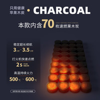 阿丢自烤烧烤炉烧烤架碳烤炉户外烧烤炉围炉煮茶便携露营碳烤炉 70块炭【超大款蓝】