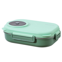 美厨（maxcook）304不锈钢饭盒 双层收纳 中小学生儿童分格餐盒 分隔保温便当盒