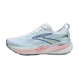 BROOKS Glycerin GTS 22 支撑版 女子跑鞋 120435-110 白色/帽贝蓝/鲜蓝色