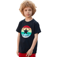 Converse 匡威童装男童纯棉短袖T恤夏季儿童针织休闲上衣  140 /68 【建议身高128-140cm】