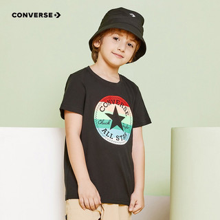 Converse 匡威童装男童纯棉短袖T恤夏季儿童针织休闲上衣  140 /68 【建议身高128-140cm】