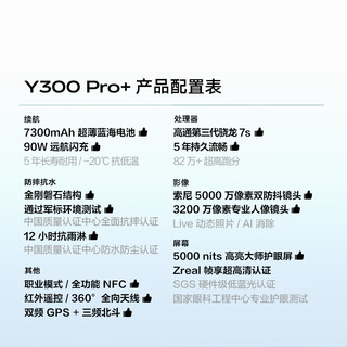 vivo Y300 Pro+ 5G手机 12GB+256GB 星空银