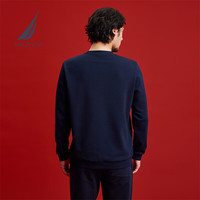 诺帝卡（NAUTICA）【新年款】男装25春季索罗娜毛圈经典百搭圆领卫衣男KO5103 藏青4NV XL