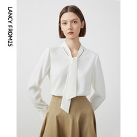 【朗姿Basic衣橱】明星同款法式衬衫气质衬衣长袖上衣2024春