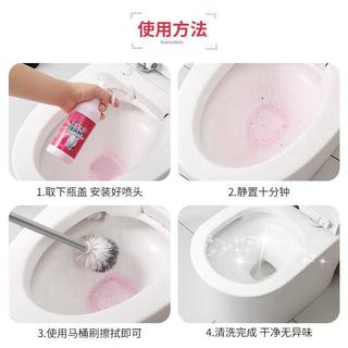 诗芮源洁厕灵马桶清洁剂厕所清洁厕宝除垢除尿碱除味洁厕液家庭装 2瓶装 500g