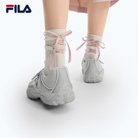 斐乐（FILA）芭蕾凉鞋女2025夏季玛丽珍凉拖鞋子休闲鞋运动鞋 太空银/白玛瑙灰-SW 37.5