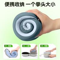 君盈u型枕脖子护颈枕午睡枕头颈椎枕旅行便携记忆棉靠枕飞机坐车神器 【顶配款】带收纳盒丨高密度记忆棉丨高弹保暖 u形办公室午休趴睡枕趴桌子睡觉神器