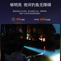 fenix菲尼克斯户外强光便携超亮100小时超长续航夜钓钓鱼头灯
