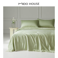 铭都家居MIDO HOUSE铭都A类60支Pro天丝夏凉被冰丝空调被可机洗水洗 淡雾粉200x230cm 淡雾粉配皎月灰【60支天丝】
