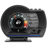 自安平显hud抬头显示器obd液晶仪表汽车改装gps水温涡轮监测A500