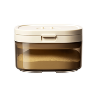 安扣奶粉分装盒奶粉罐避光密封罐米粉储存罐婴儿奶粉盒便携外出