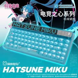 萌羽 moeyu 初音未来电竞之心动漫机械机械师68键