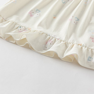 戴维贝拉库洛米联名女童家居服套装夏装中大童抗菌睡衣