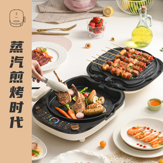 利仁电饼铛家用双面加热升级带把手上下双拆盘可调火力官方旗舰店
