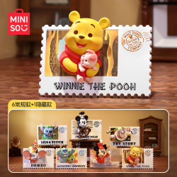 MINISO 名创优品 迪士尼100周年复古邮票系列 盲盒 单盒