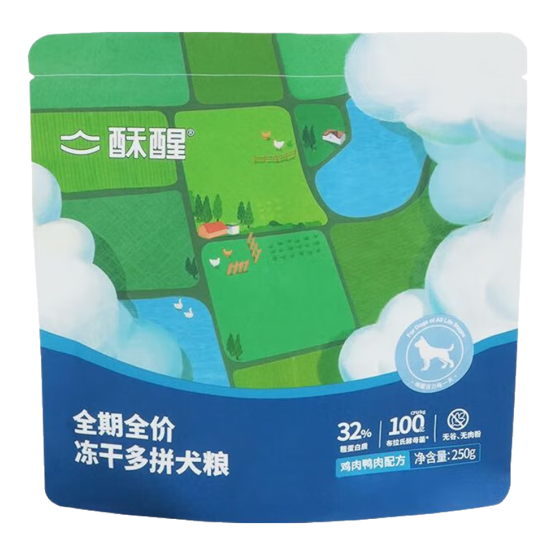 酥醒 狗狗干粮 冻干 多拼 益生菌