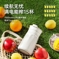 BRUNO榨汁机小型无线便携不锈钢保温果蔬榨汁杯家用碎冰搅拌果汁