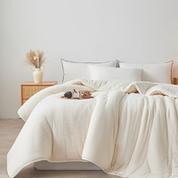 归途100全棉新疆棉花被秋冬季加厚保暖被子被芯纯棉棉胎棉被 米色 90*200cm 4斤