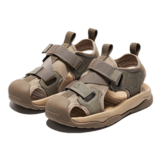 暇步士（Hush Puppies）童鞋儿童凉鞋女童凉鞋女孩包头凉鞋男童软底中大童时尚休闲凉鞋   适合脚长17.8cm